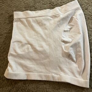 H&M White Ribbed Tank Top